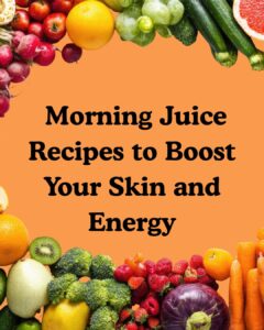 🌞 Morning Juice Recipes to Boost Your Skin and Energy